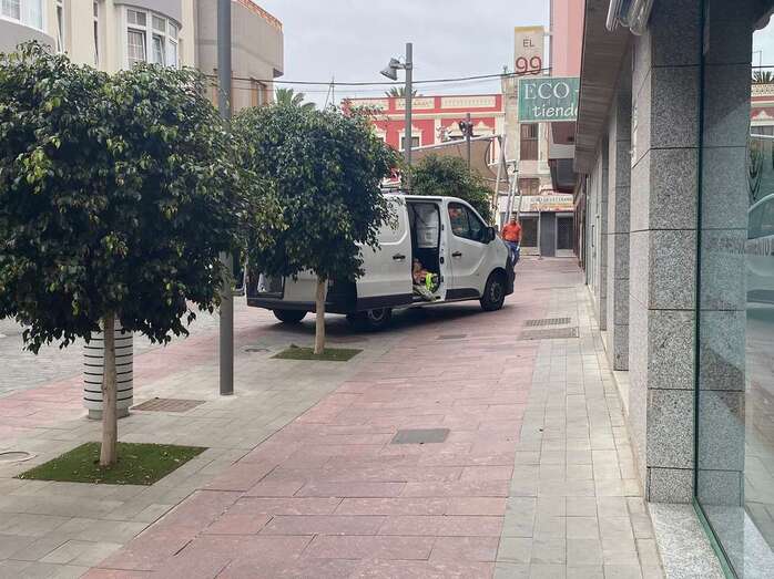 Zona comercial de Los Llanos de Telde/TA.
